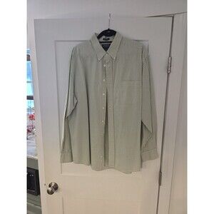 #151 Northern Isles Heritage Collection 80s 2 ply XL Men's checked shirt Green